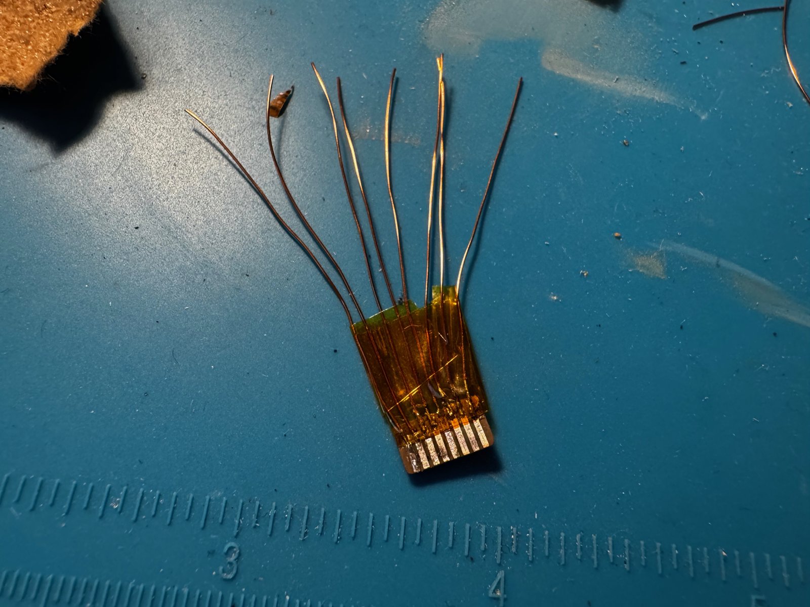 The wires on the short end