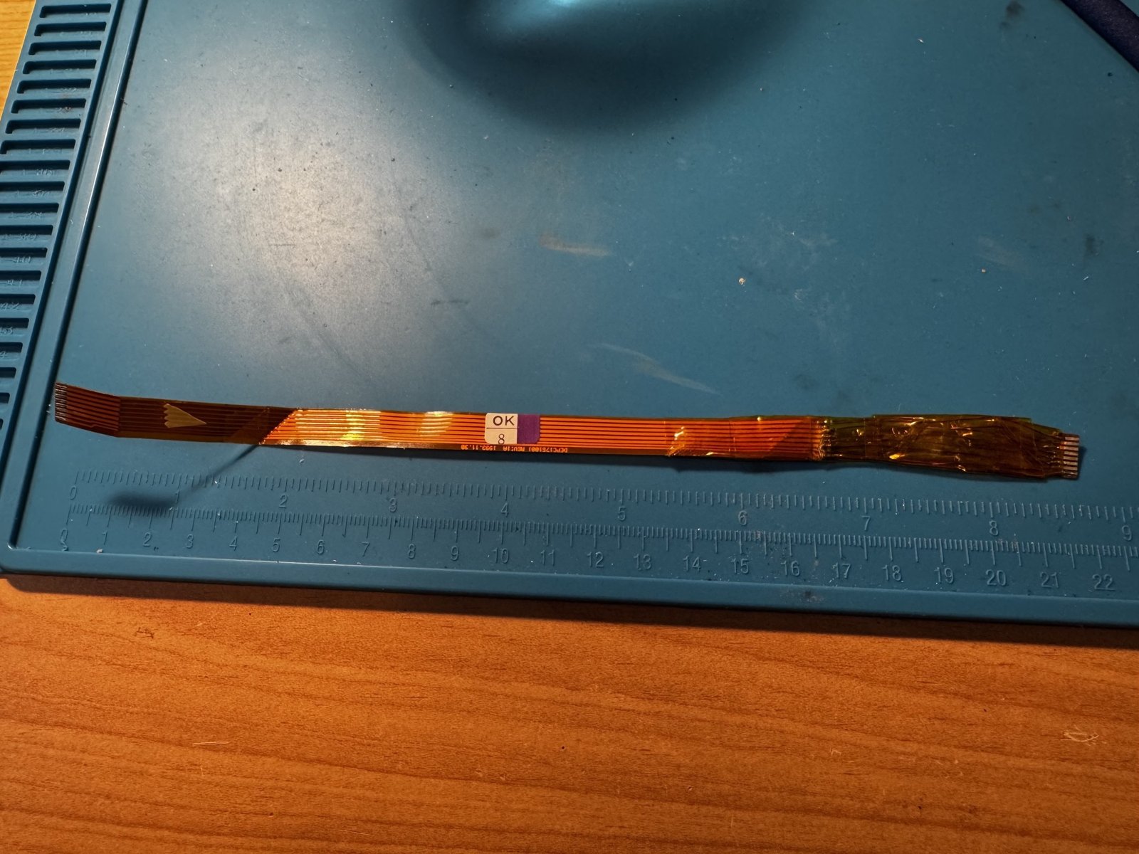 The cable has the same connector on both ends