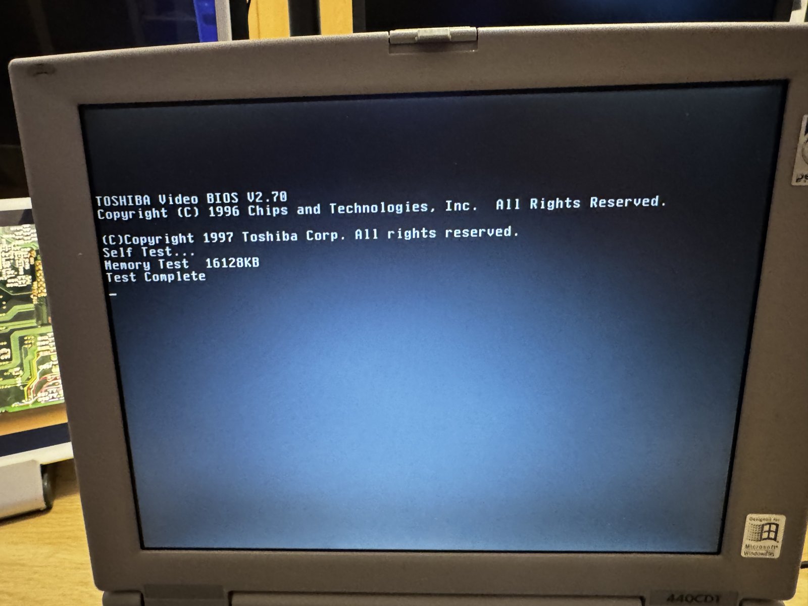 POST without a RAM module: 16128KB, no error POST without a RAM module: 16128KB, no error