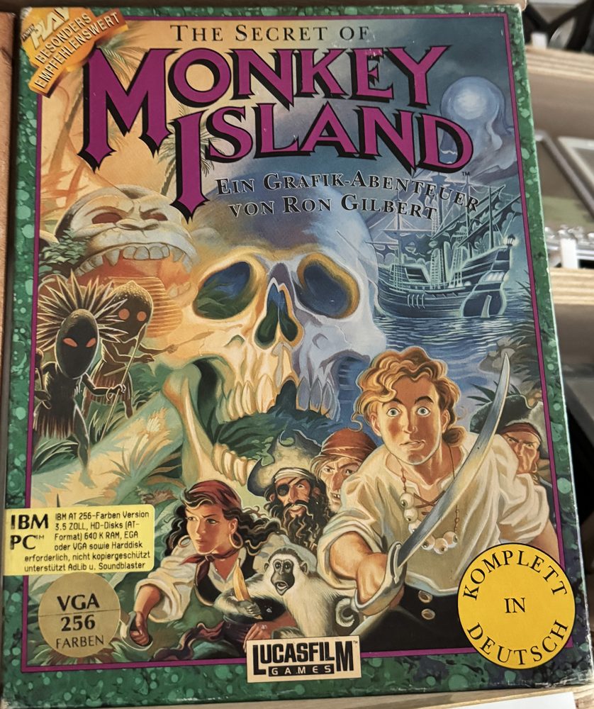 The box of the German VGA version of The Secret of Monkey Island The box of the German VGA version of The Secret of Monkey Island