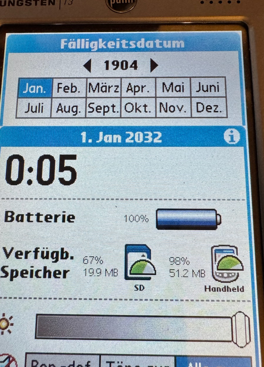 Tasks, due date: the picker opens on 1904 because the application computes 1904 + 0 Tasks, due date: the picker opens on 1904 because the application computes 1904 + 0