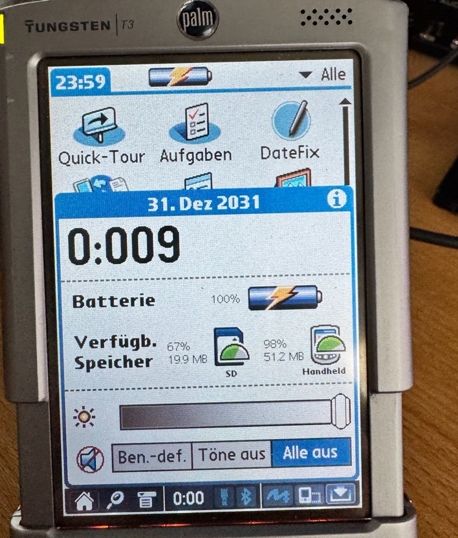 The Control Center right after 23:59:59 → 0:00: The Control Center right after 23:59:59 → 0:00: