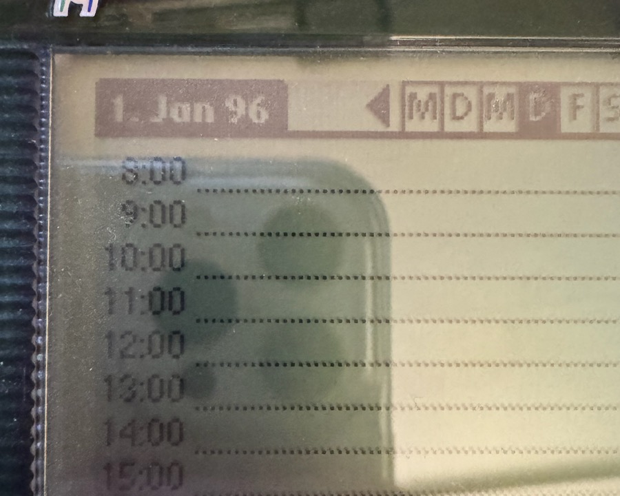 Date Book+ on the Visor with an early DateFix build: Date Book+ on the Visor with an early DateFix build: