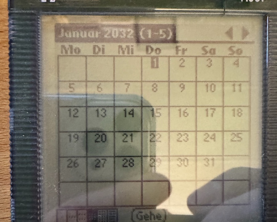 Month view: Month view: