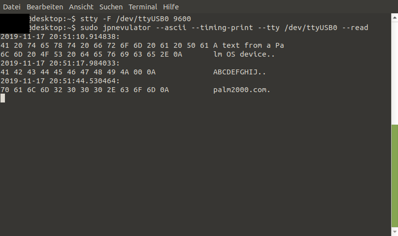 Serial Communication with Palm OS - Part 2/4